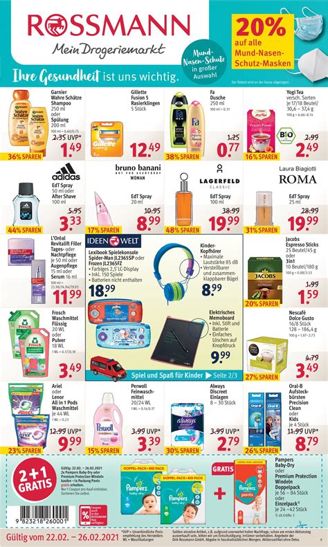 werbung rossmann prospekt|Blätterkatalog/Prospekt Angebote & Rabatte aus der Werbung.